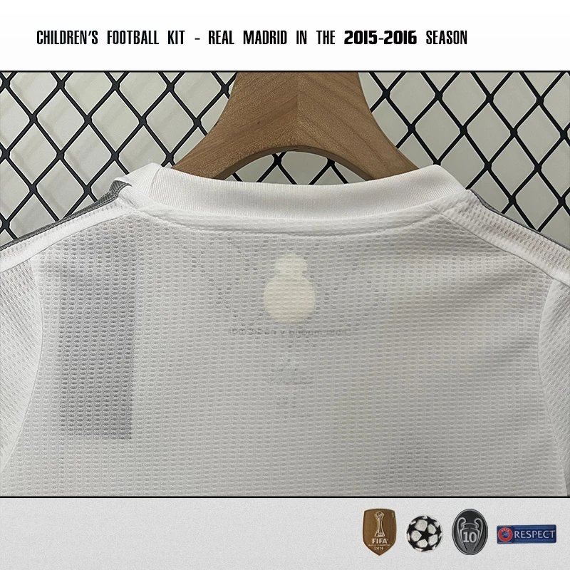 Real Madrid 2015-2016 Children's Home Jersey Set - White - 10