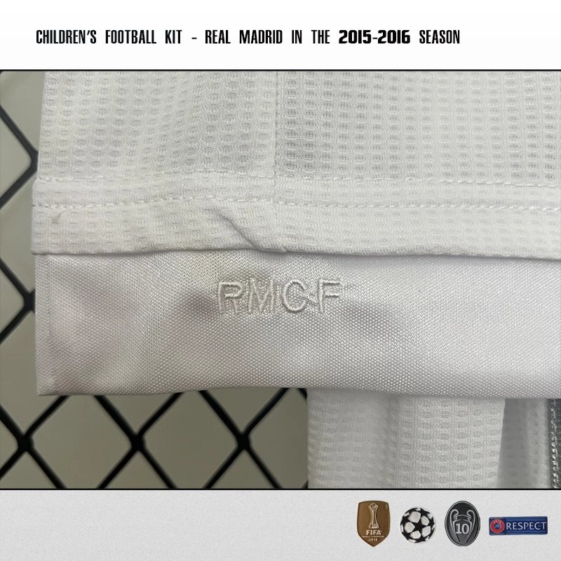 Real Madrid 2015-2016 Children's Home Jersey Set - White - 9