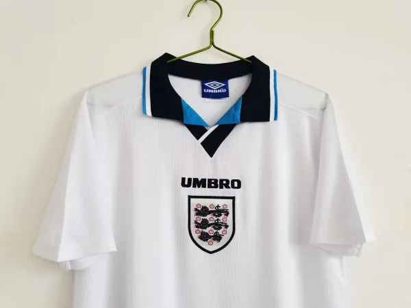 Umbro England 1990s Home Long-Sleeve Jersey White - 9