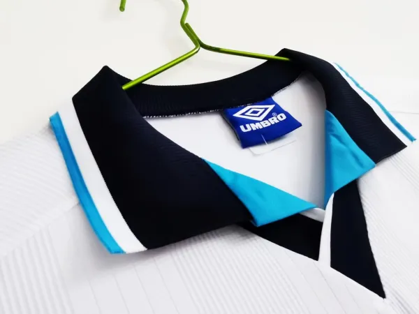 Umbro England 1990s Home Long-Sleeve Jersey White - 8