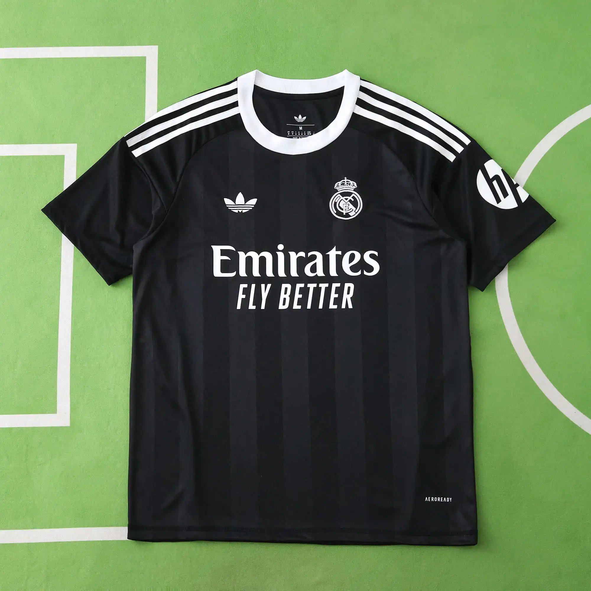 2526 Real Madrid Black Goalkeeper Jersey (Replica) - No Returns or Exchanges After Custom Printing