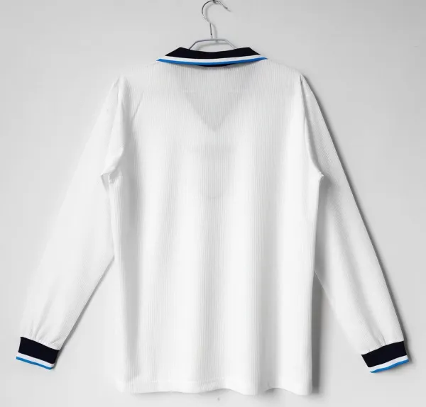 Umbro England 1990s Home Long-Sleeve Jersey White - 5