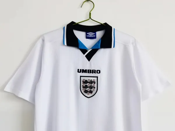 Umbro England 1990s Home Long-Sleeve Jersey White - 7