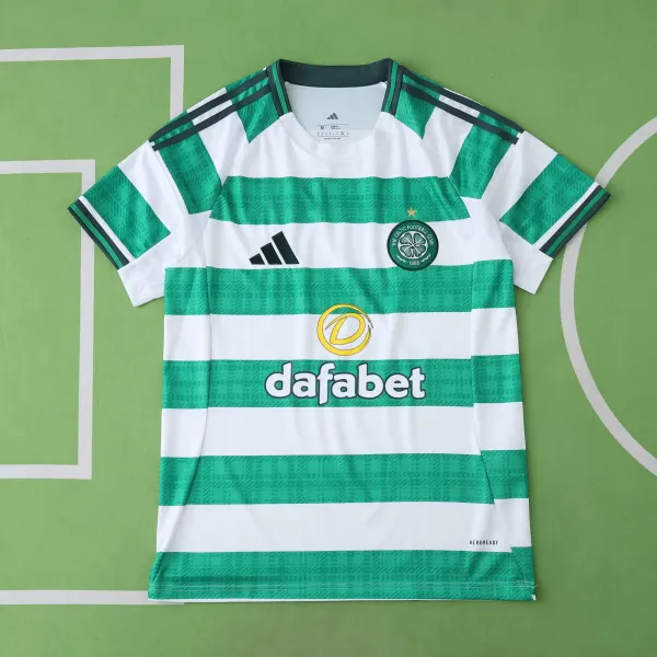 Adidas Celtic FC 2023-24 Home Jersey Green and White - 1
