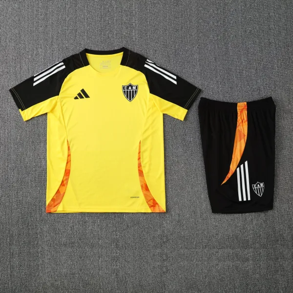 Adidas Atlético Mineiro 2024 Training Kit Yellow / Black Sets - 1