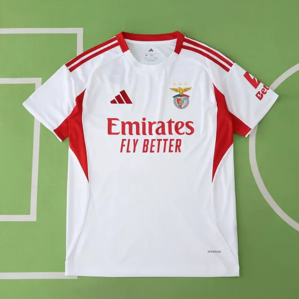Adidas Benfica 2024-25 Away Jersey White / Red - 1