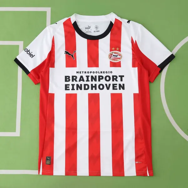 Puma PSV Eindhoven 2023-24 Home Jersey Red and White - 1