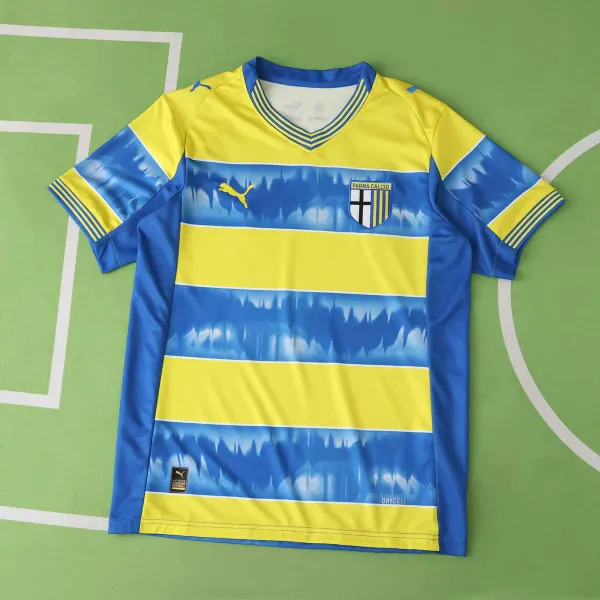 Puma Parma Calcio 2023-24 Home Jersey Yellow / Blue - 1