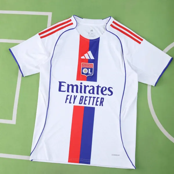 Adidas Olympique Lyonnais 2023-24 Away Jersey White - 1