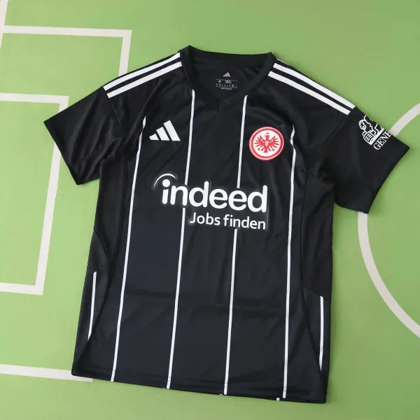 Adidas Eintracht Frankfurt 2023-24 Away Jersey Black Jersey - 1