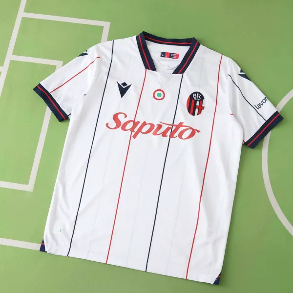 Design Bologna FC 2023-24 Away Jersey White Jersey - 1
