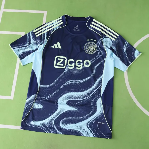 Adidas Ajax Amsterdam 2024-25 Third Jersey Navy Wave Print - 1