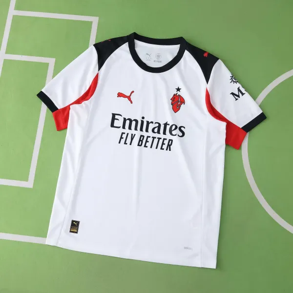 Puma AC Milan 2024-25 Third Jersey White / Red / Black - 1