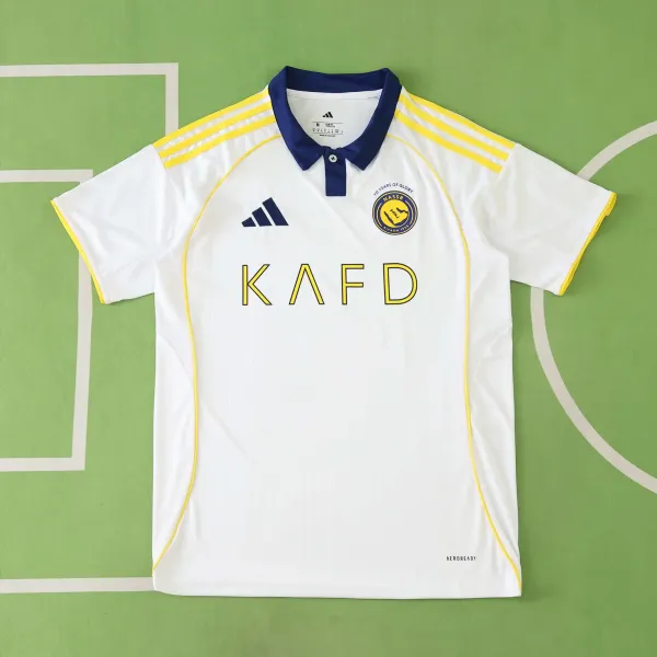 Adidas Al Nassr 70th Anniversary Away Jersey White / Yellow / Navy - 1