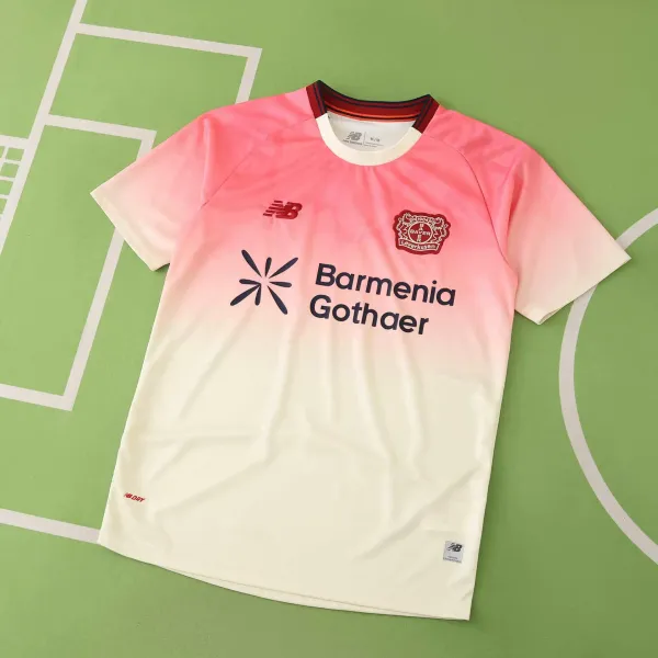 New Balance Bayer Leverkusen 2018-19 Third Jersey Pink Gradient Jersey - 1