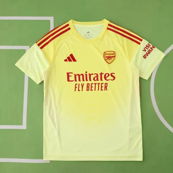 Adidas Arsenal FC 2023-24 Away Jersey Yellow - 1