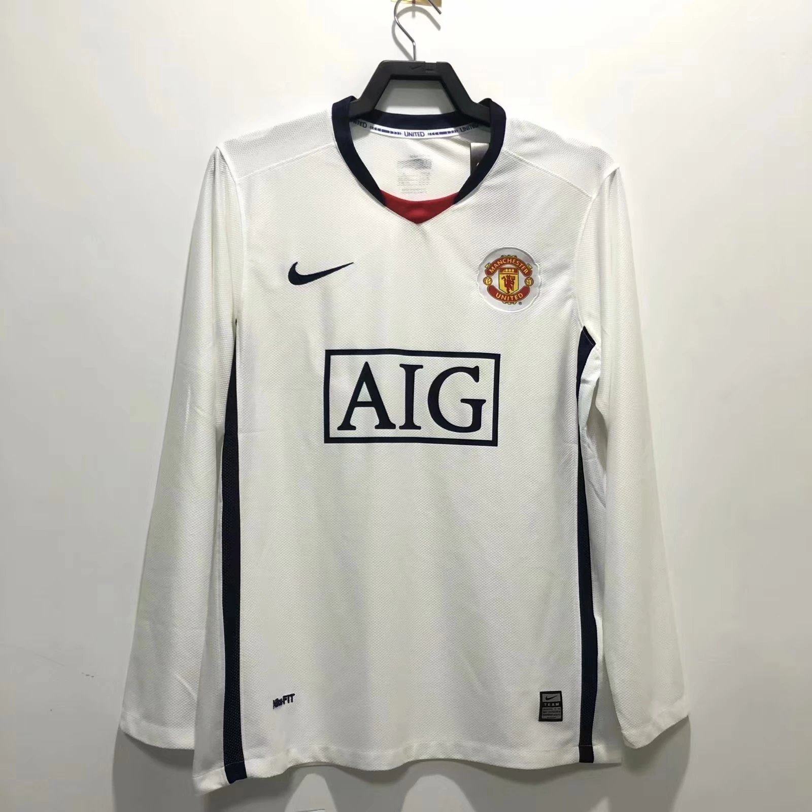 Manchester United 2008-09 Away Jersey White