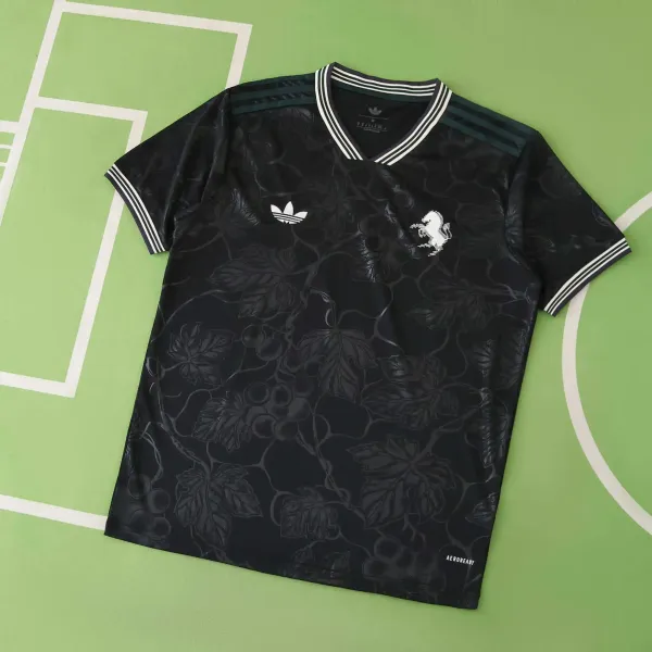 Adidas Originals x Scuderia Ferrari Vine Print Jersey Black - 1