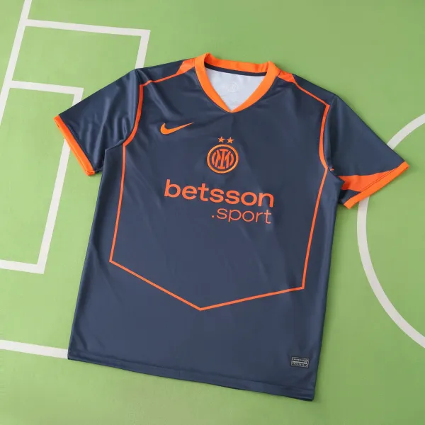 Inter Milan 2023-24 Third Jersey Navy Orange - 1