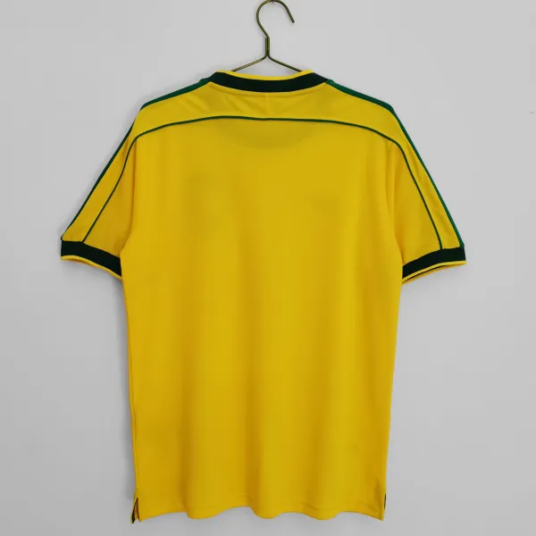 CBF Brazil National Team Ronaldo #9 Home Jersey Yellow - 4
