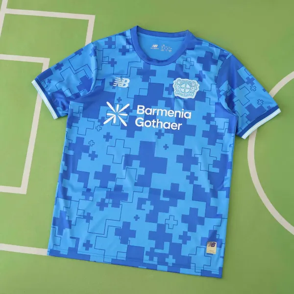 New Balance Bayer Leverkusen 2023-24 Third Jersey Blue - 1