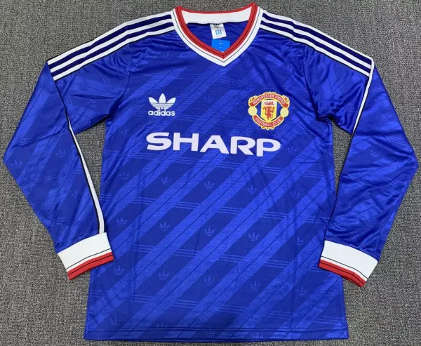 Adidas Originals Manchester United 1990-92 Away Jersey Blue - 1