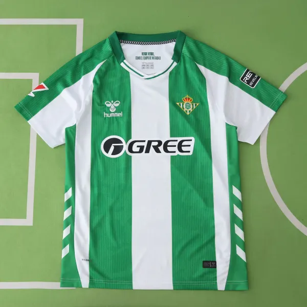 Hummel Real Betis 2023-24 Home Jersey Green and White - 1