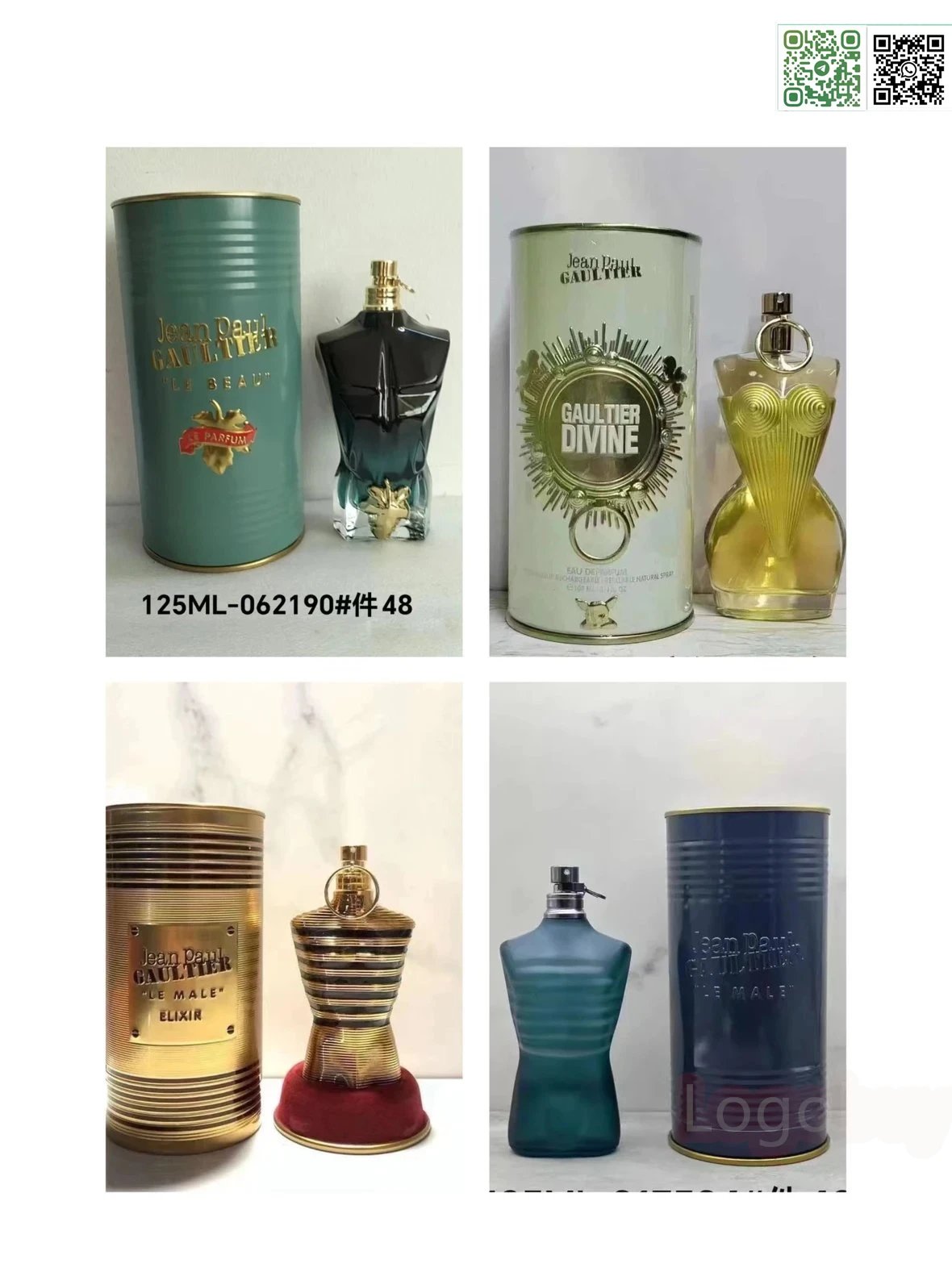 Jean Paul 125ml perfume (no return without quality problems) supports acbuy, cssbuy