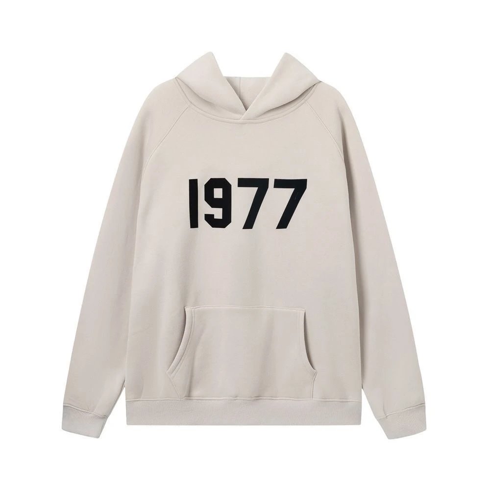 E-1977 cement grey hoodie