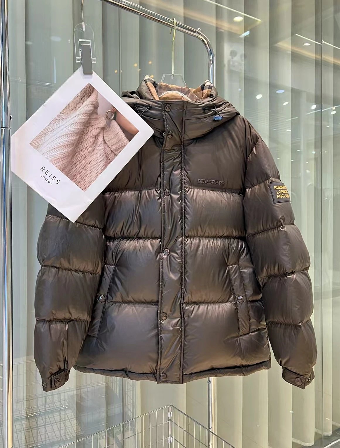 White Goose Down Puffer Jacket