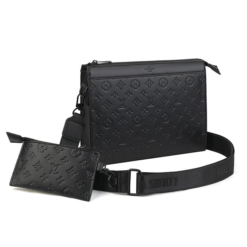Louis Vuitton Trio Messenger Monogram Shadow Black