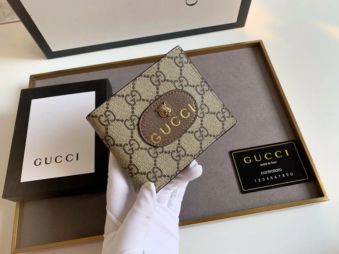 Gucci Monogram Pattern Wallet
