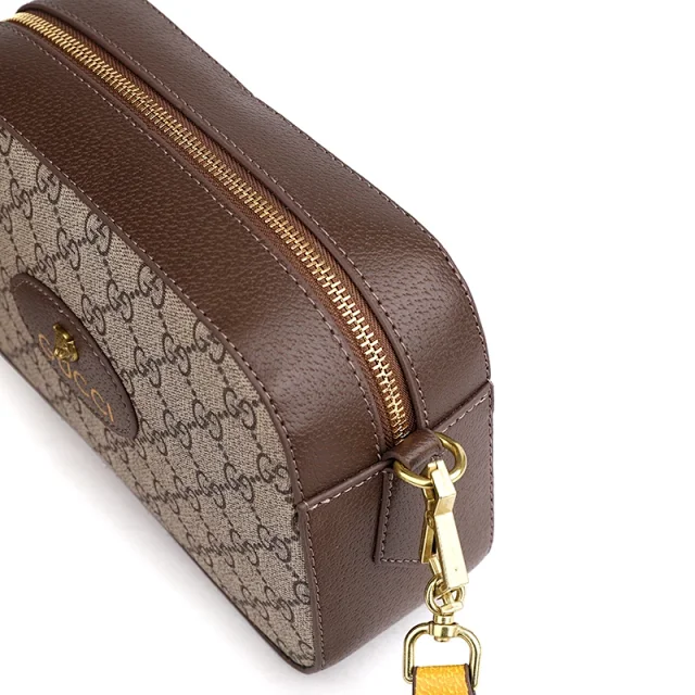 Gucci Crossbody Bags GG Monogram Camera Bag with Web Strap product detail image 15