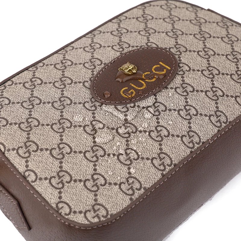 Gucci Ophidia GG Mini Camera Bag Beige Crossbody Bag - 14