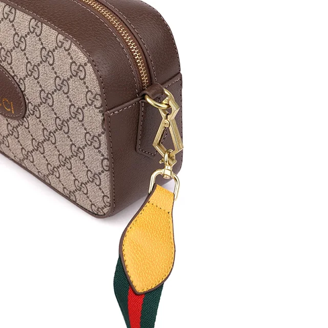 Gucci Crossbody Bags GG Monogram Camera Bag with Web Strap product detail image 13