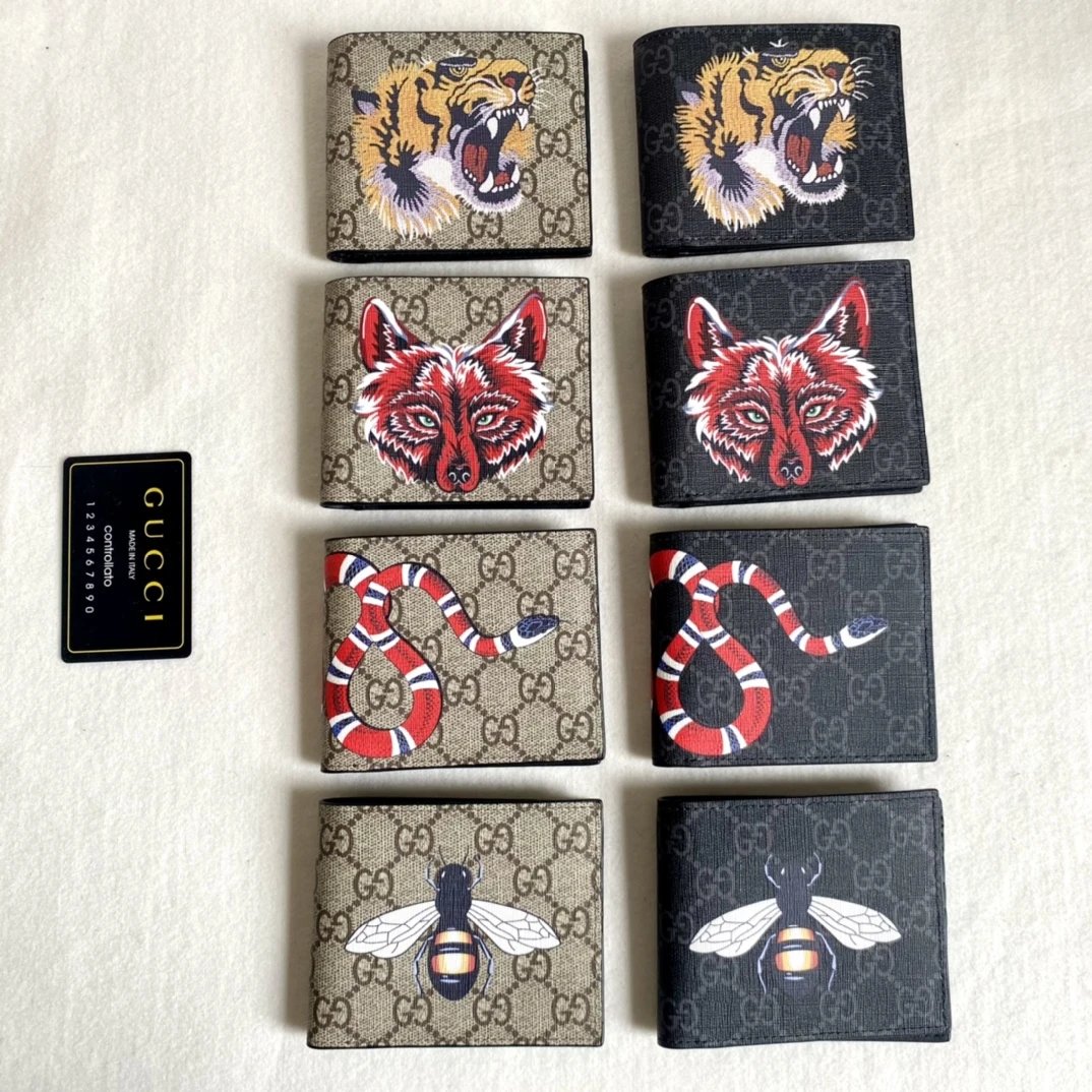 Gucci Animal Print Wallets