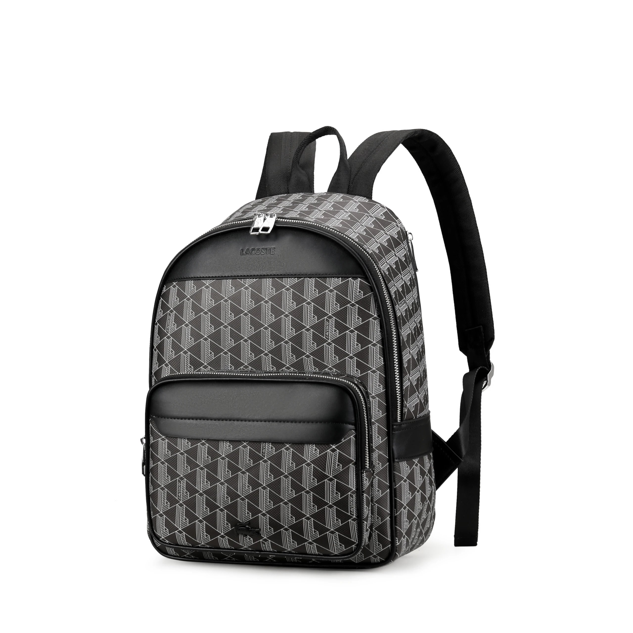 Lacoste Monogram Print Backpack