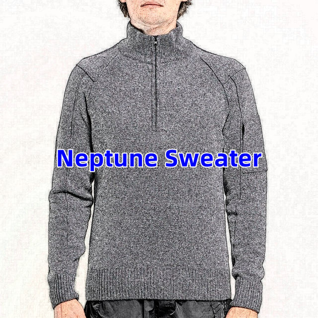 CP021 Neptune Half Zipper Sweater Neptune Half-Zip Sweater