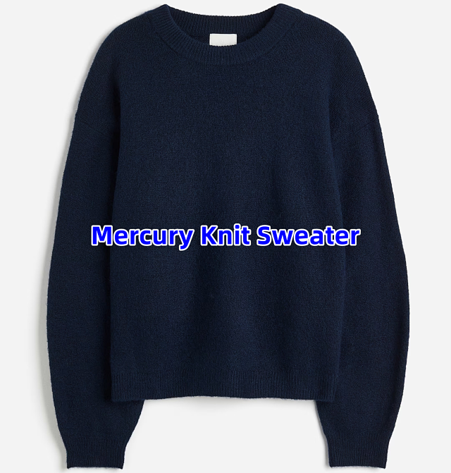 CP007 Mercury Cotton Crepe Knit Sweater Mercury Sweater