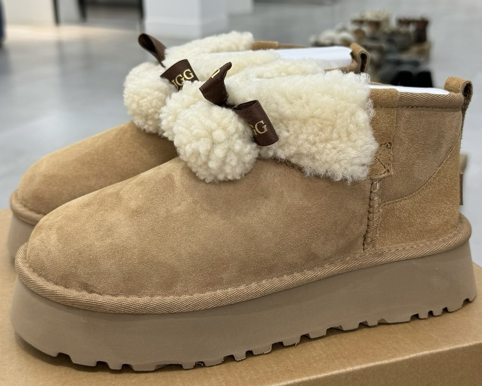 厚底前毛球 栗色