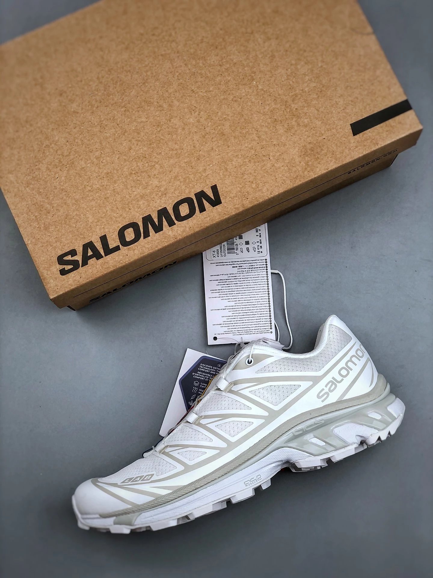 Salomon XT6 白色 412529 28 5
