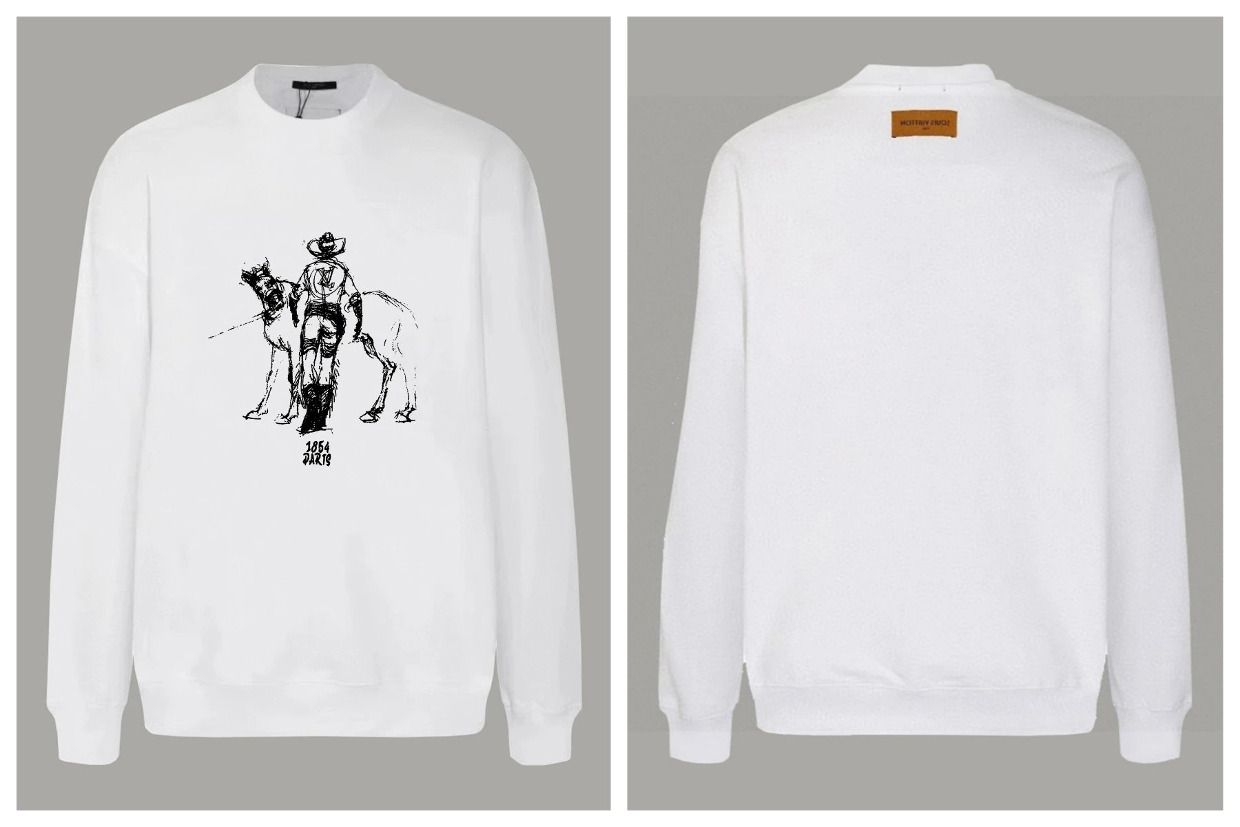 Louis Vuitton Knitwear Crewneck logo knit sweater — 6