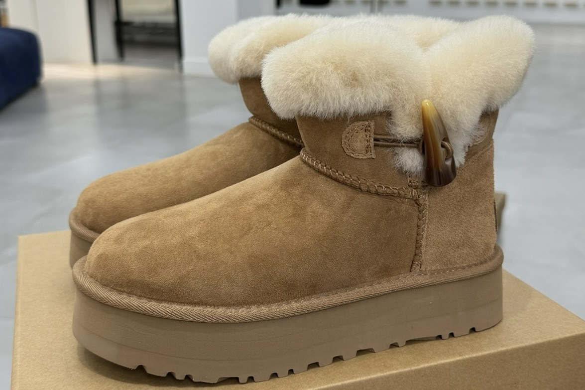 厚底羊角扣 栗色