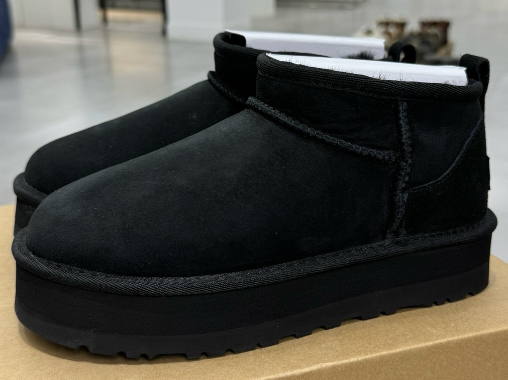 Mini_低筒厚底3cm 黑色