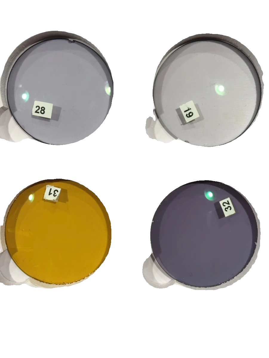 Handmade customized prescription transition lens for color changing lenses