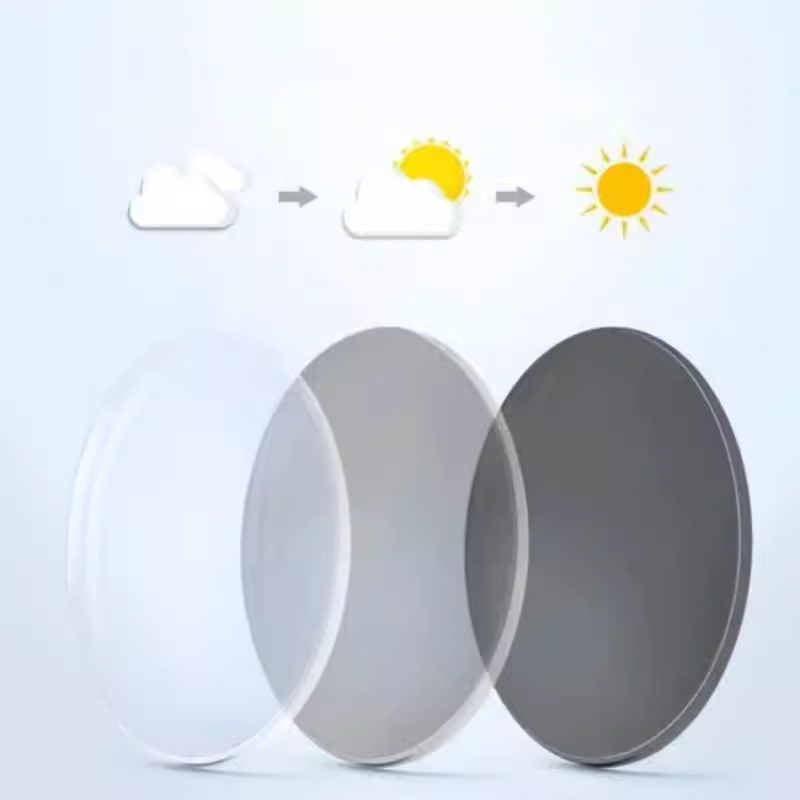 Handmade customized high-end color-changing lensescustomized prescription transition lens