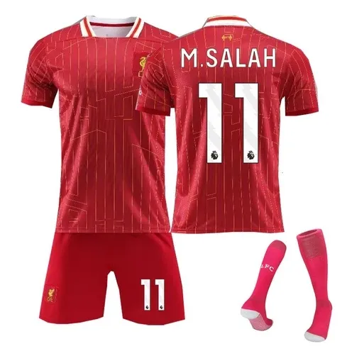 Liverpool FC Mohamed Salah 2023-24 Home Kit Red Jersey - 1