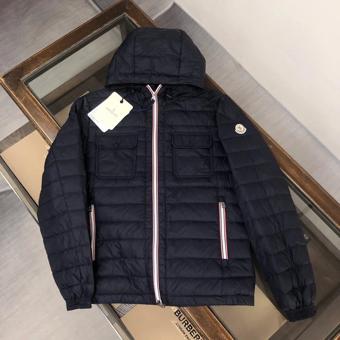 Moncler Moncler Genius White Down Jacket with Logo Hood - 31