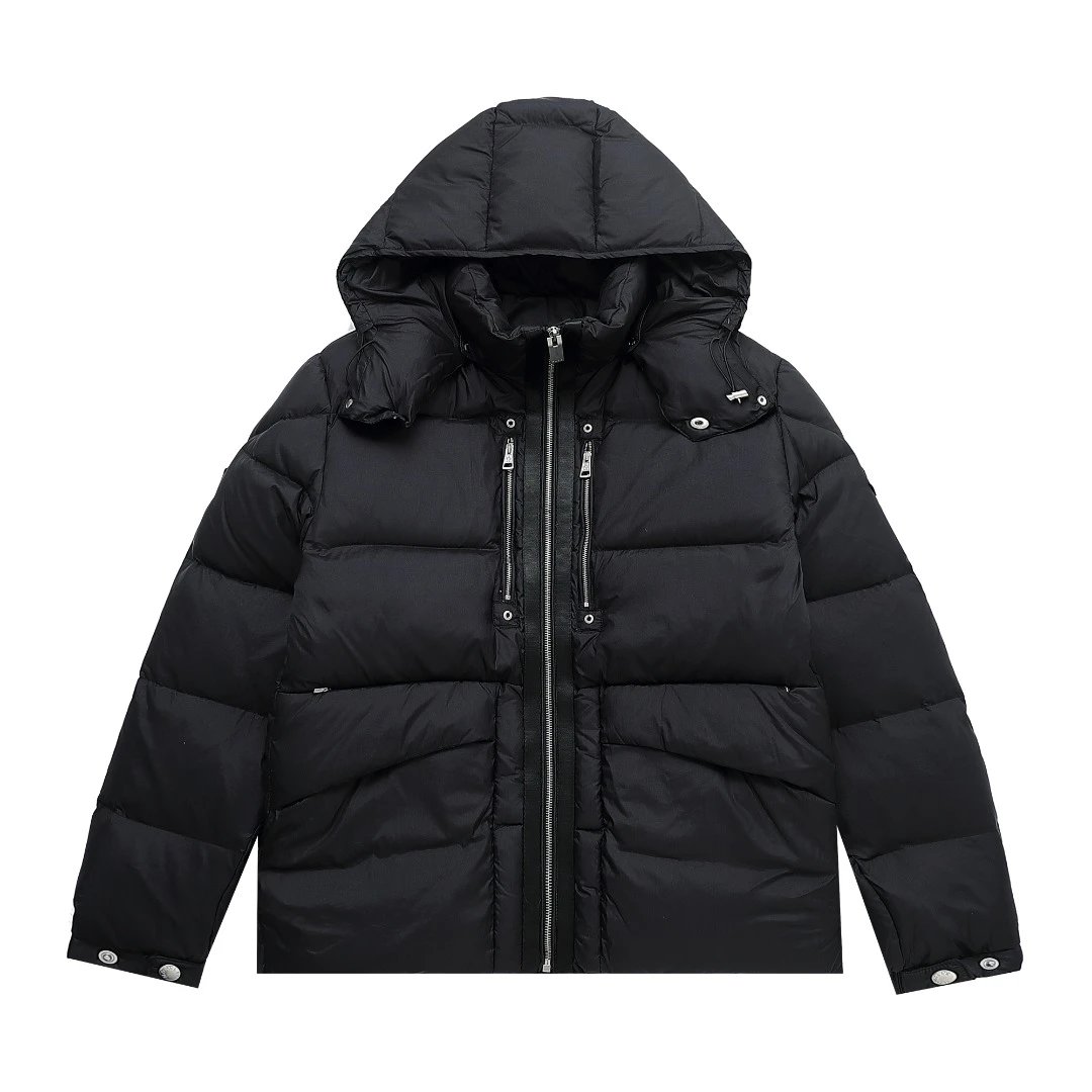 Moncler Moncler Genius White Down Jacket with Logo Hood - 54