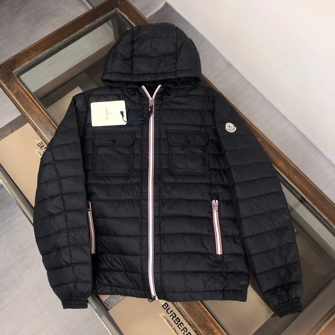 Moncler Moncler Genius White Down Jacket with Logo Hood - 30